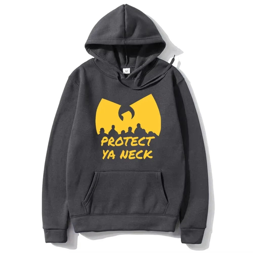 الهيب هوب السنوات 90 وو عشيرة T-tangs هوديي الرجال النساء عادية الخريف الشتاء خمر هوديس الصوف طويلة الأكمام قمصان سويت شيرت بقلنسوة #4