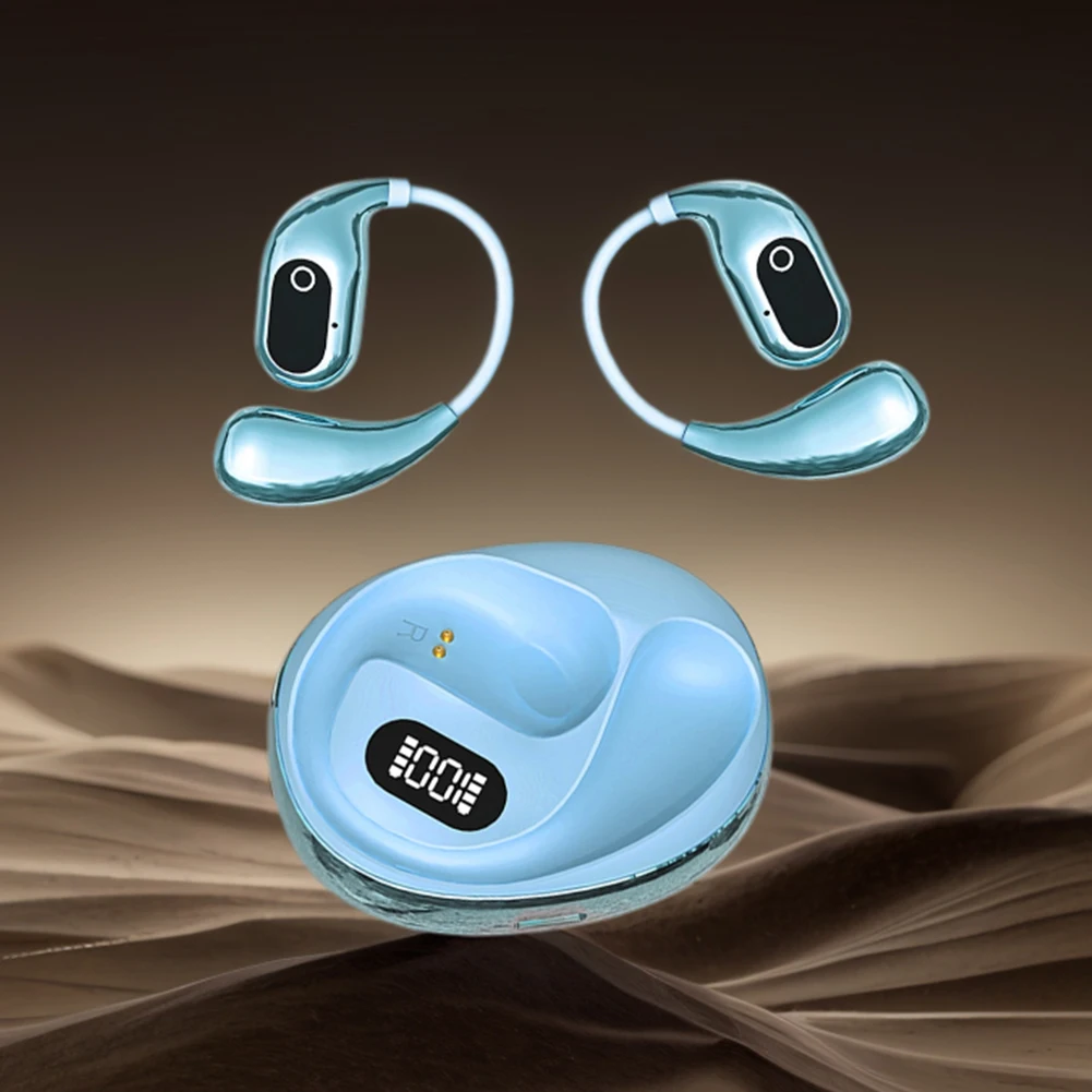 

AI Intelligent Translator Earbuds Bluetooth-Compatible 5.3 Translation Earphones Open Ear Headphones for Sports Business Travel