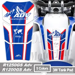 3D R 1200/1250 GS Adv Tank Pad Stickers Gas Tank Protection Decals For R1250GS Adventure 2019-23 R1200GS Adv LC 2014-19