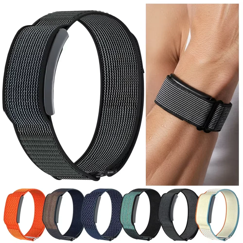 Verstellbares Nylon-Armband für Amazfit Helio, atmungsaktives Sportarmband für Fitness-Tracker, Ersatzarmband für Amazfit Helio. – Detail 1