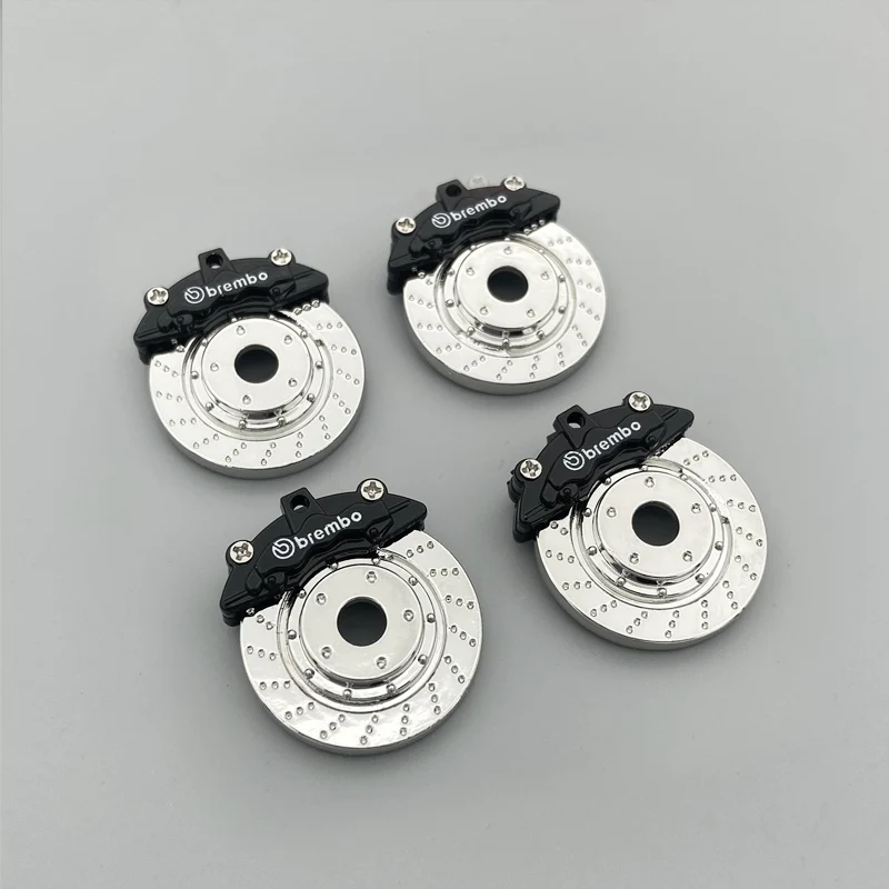 4PCS Metal Brake Disc Caliper Tire Modification for WPL D12 MN99 MN90 WPL C24 C34 RC Car Spare Parts Upgrade