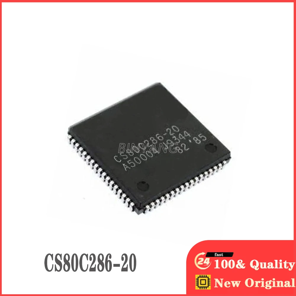 (5piece) 100%  CS80C286-20  CS80C286  PLCC-68  New Original Stock IC Electronic Components