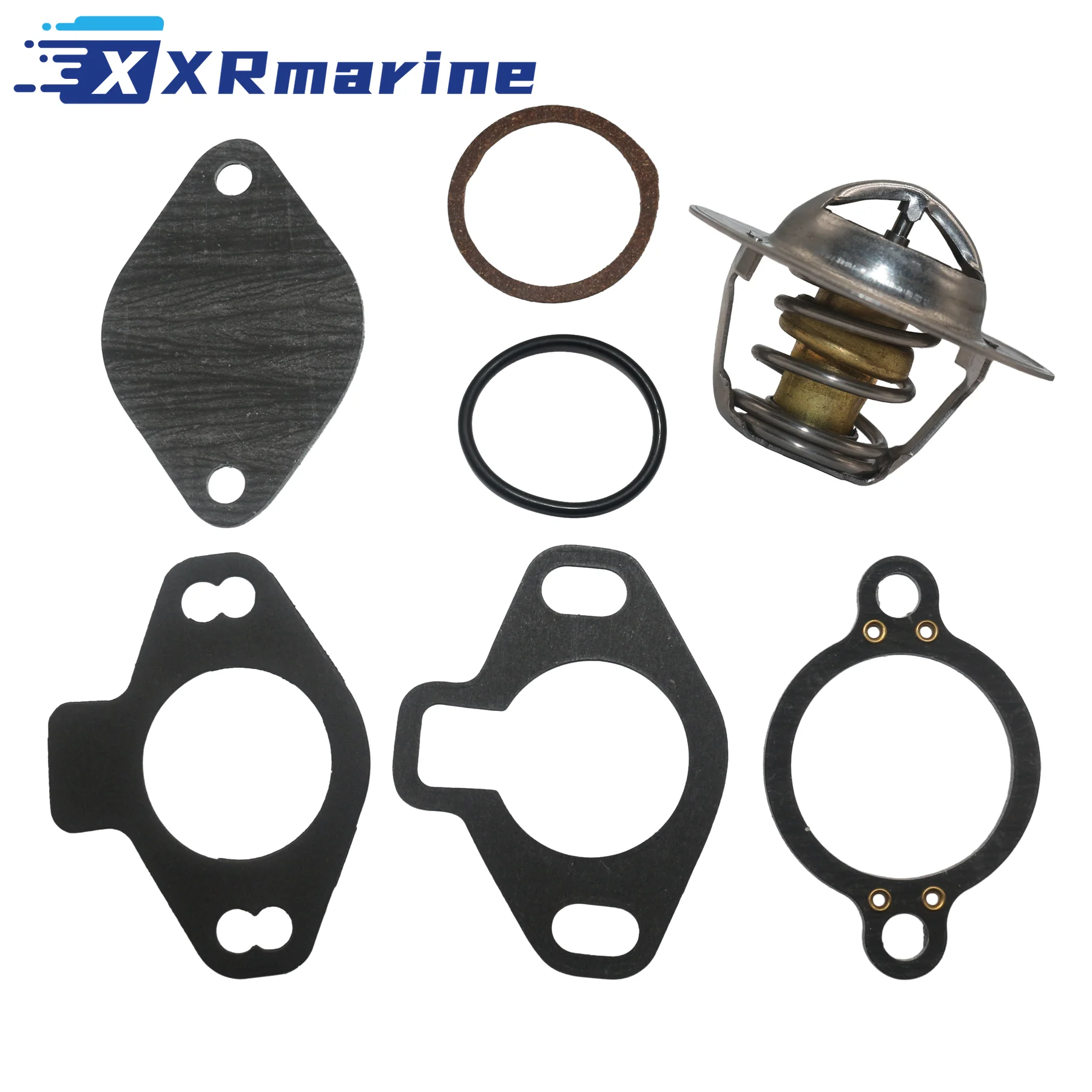 807252Q4 8M0089715 Thermostat Kit 140°F 60°C 807252T4 For Mercruiser Sterndrive 807252T7 Replace Sierra 18-3668 3668D GLM 13390