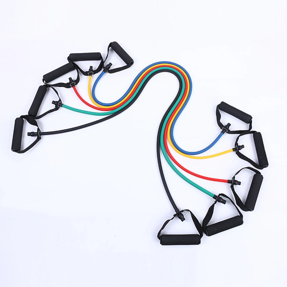 

Outdoor Tension Rope Resistance Bands for Exercise with Handles Fitness Elastic Equipment
