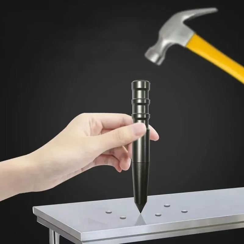 

Drilling Locator Center Punch Locator Window Breaker Woodworking Punch Metal Drill Tool High Hardness For Accurate Spot Punching