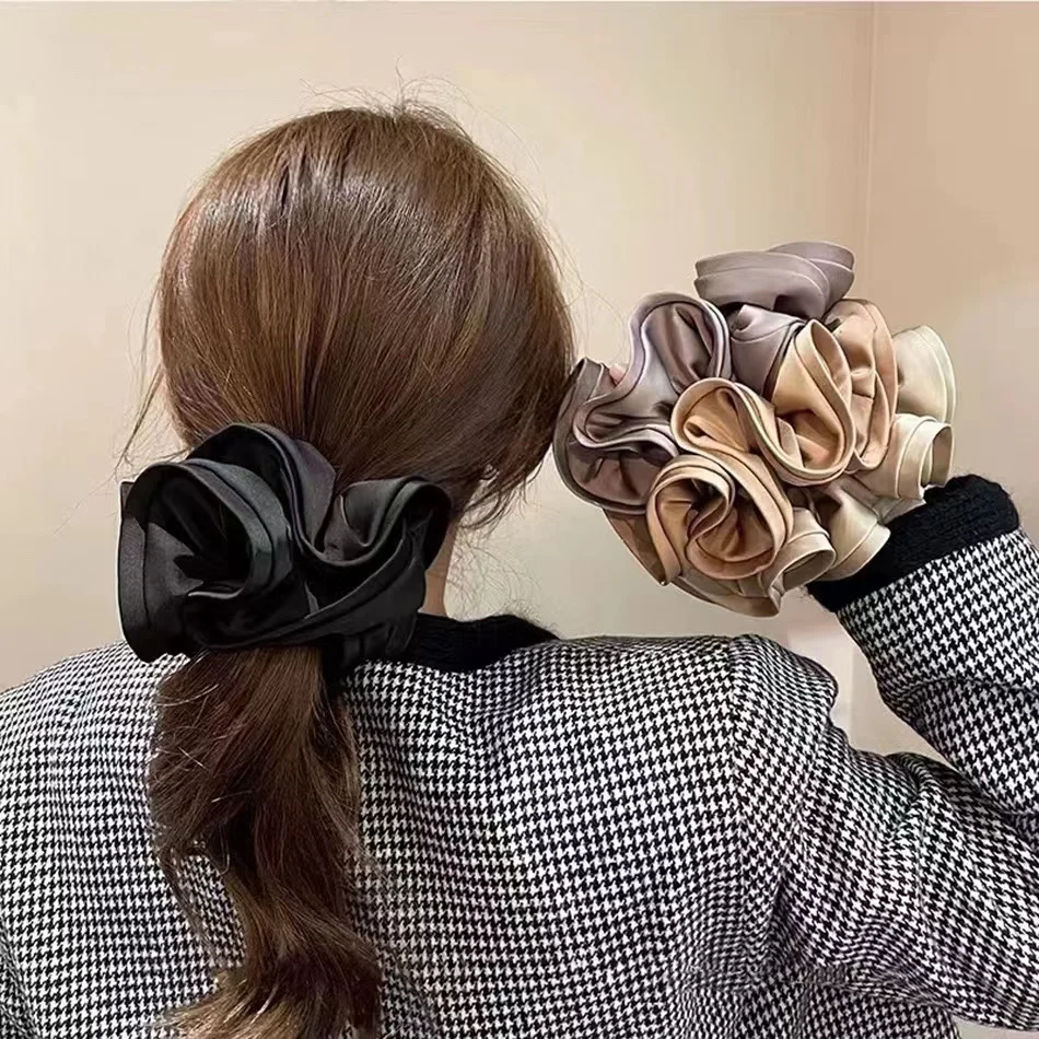 Ponytail Holder Hair Tie Elegant Large Intestine Hair Scrunchies DIY Hair Accessories Gift High Elasticity Durability Hair Ring