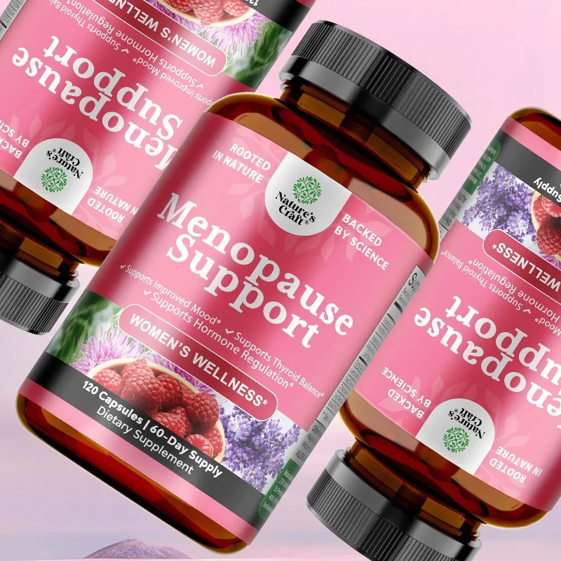 Menopause Support - Promotes Endocrine and Hormonal Balance,  Premenstrual Syndrome Relief, Hot Flashes and Mood swings