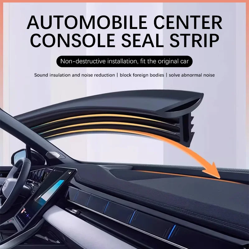 Car Sealing Strips Dashboard For VW Caddy MK2 MK3 MK4 MK5 Tiguan 1 MK1 Arteon Weatherstr Car-styling Interior Accessorie view 3