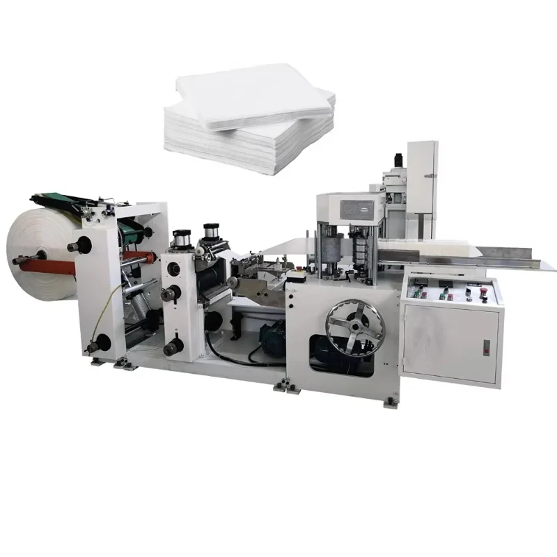 Automatic Napkin Paper Machine Customized Tissue Napkin Manufacturing Equipment High Efficiency Paper Processing