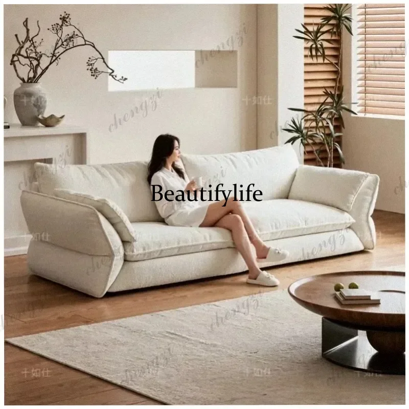 132 Beige Aesthetic Living Room Sofas Designer Quality Oversized Cloud Living Room Sofa Luxury Lazy Couch Wohnzimmer Home Furnit
