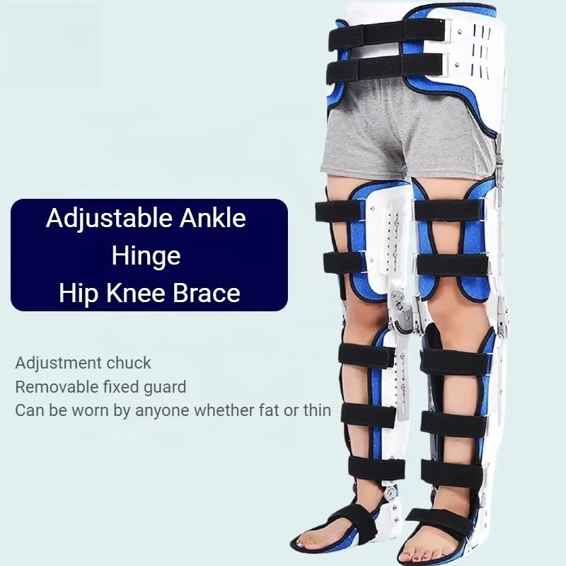 

Rehabilitation Device Hip Knee Ankle Foot Fixation Brace Orthosis Lower Limb