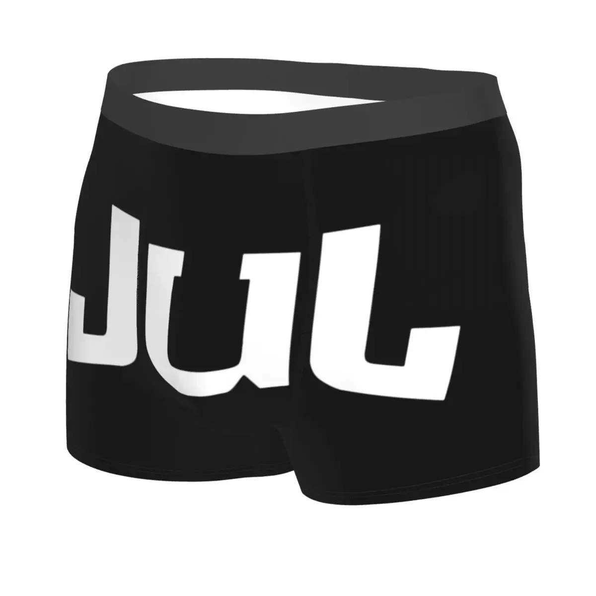 Novelty Jul Boxer Shorts Panties Men's Underpants Stretch French Rapper Music Briefs Underwear