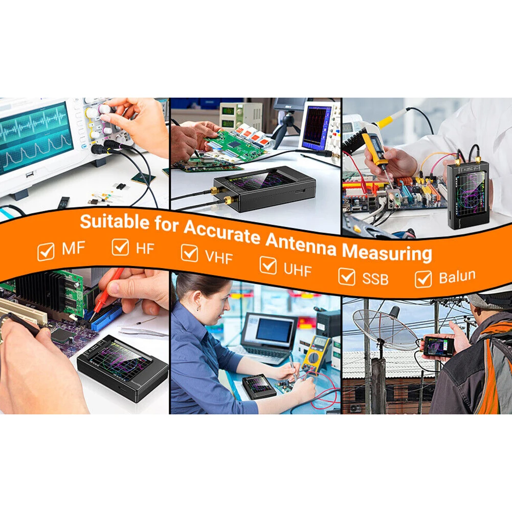 Vector Network Antenna Analyzer  Accurate Resonance Position  Portable and User friendly Design  Reliable Measurements