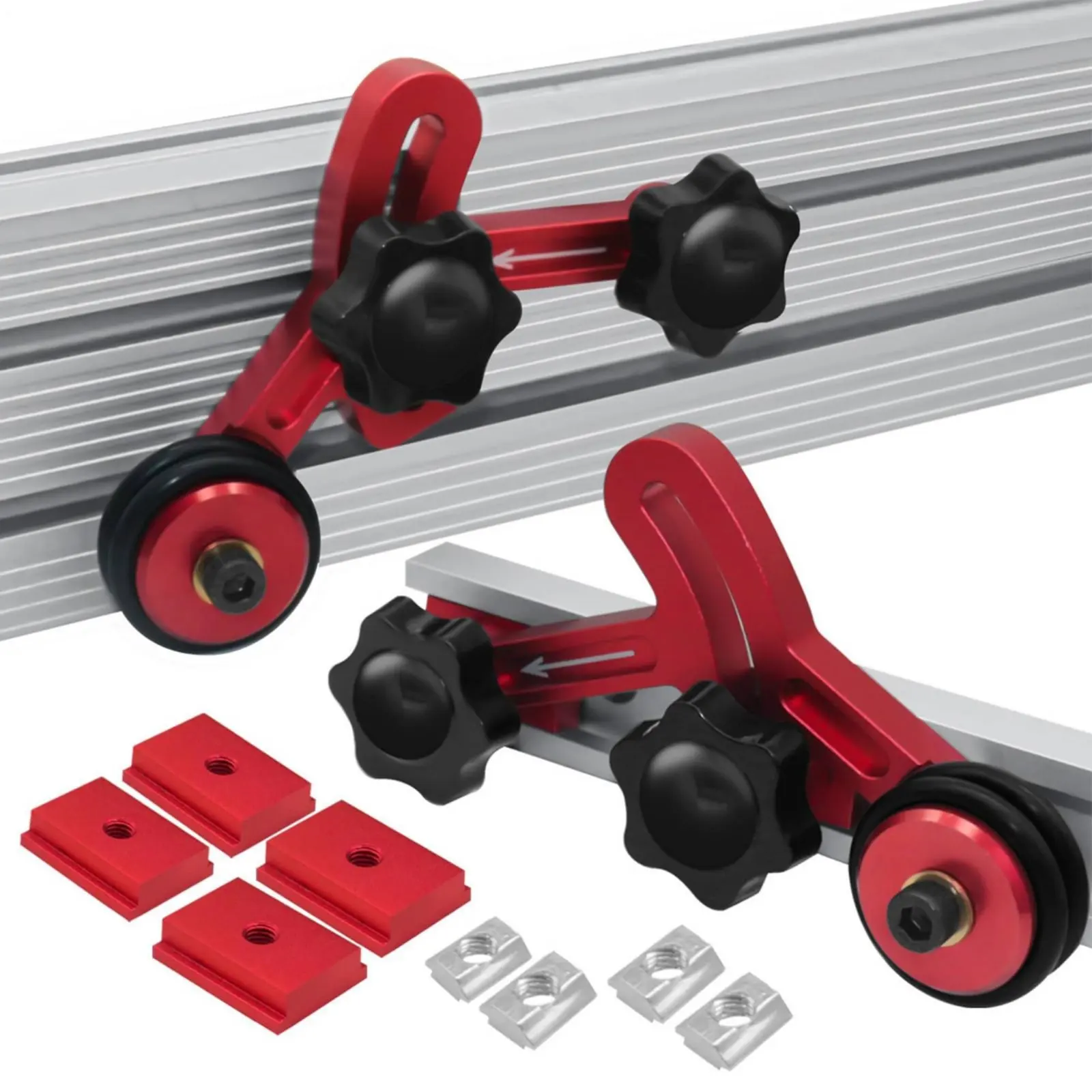 uni-directional-way-roller-featherboard-anodized-aluminum-router-table-featherboard-roller-stock-guide-even-feeding-woodworking