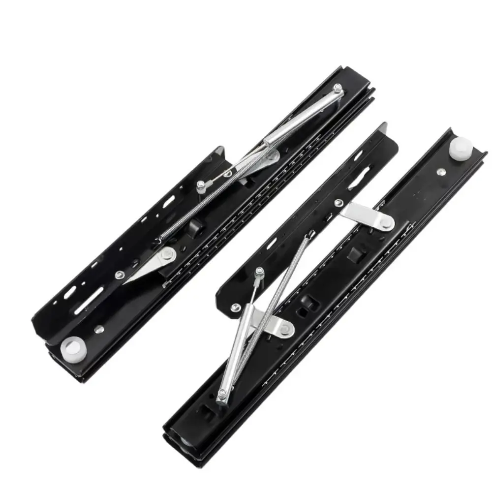 Telescopic Extension Bookstand Slide Rail Side Installation Rising Mechanism Desktop Hidden Slide Rail Space Saving Hidden