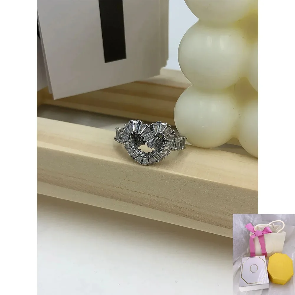 

Новая мода, хит продаж, матричное кольцо, смешанная огранка в форме сердца, белый романтический подарок для праздника и вечеринки