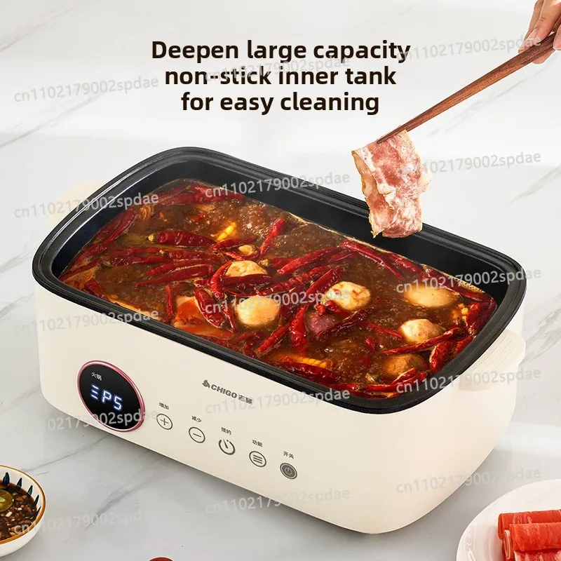 Electric Steamer Large Capacity Steaming Pot Steamer Multifunctional Insulation  Multi-Layer Smart Reservation Breakfast