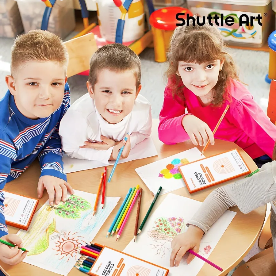 504 Matite colorate sfuse 12 colori vivaci Confezione da 42 Matite da colorare preaffilate Matita colorata in legno per aule degli insegnanti