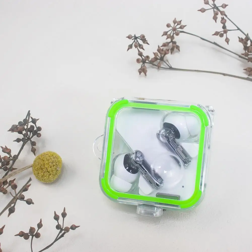 Funda para auriculares Nothing Ear 2, transparente, a prueba de golpes, con cordón, funda protectora definitiva, accesorios para auriculares