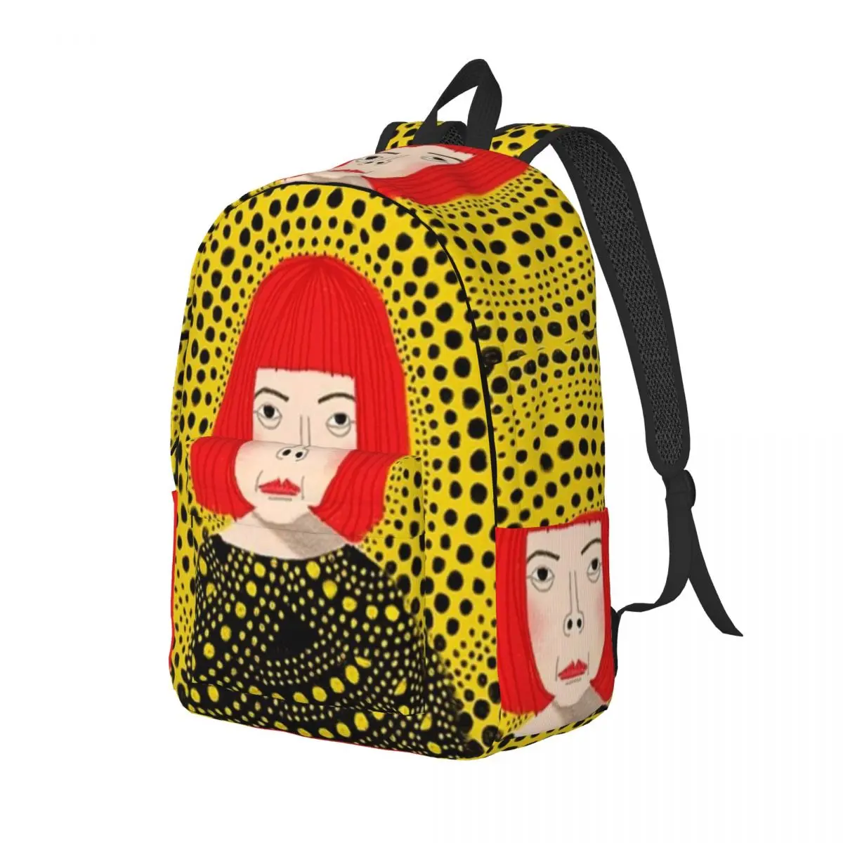 Yayoi Kusama Mysterys Backpack for Preschool Kindergarten School Student Japanese Artist Bookbag Boy Girl Kids Daypack Outdoor