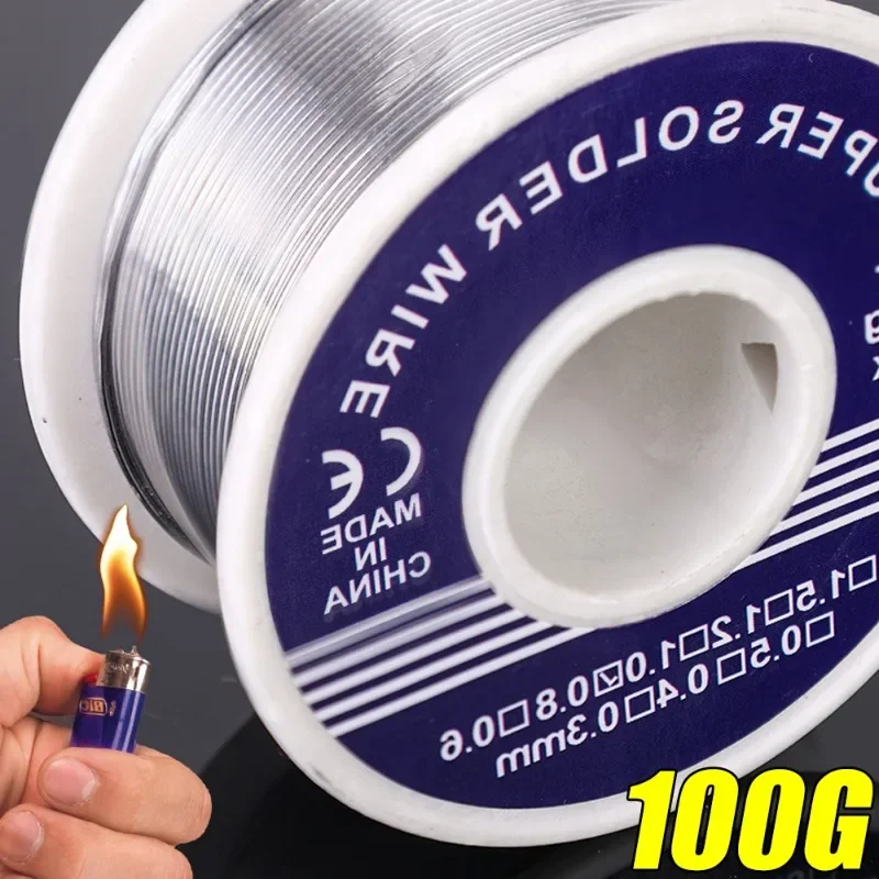 

20-100g Soldering Tin Wires Easy Melt Stainless Steel Low Temperature Aluminum Copper Iron Metal Weld Cored Welding Wire Rods