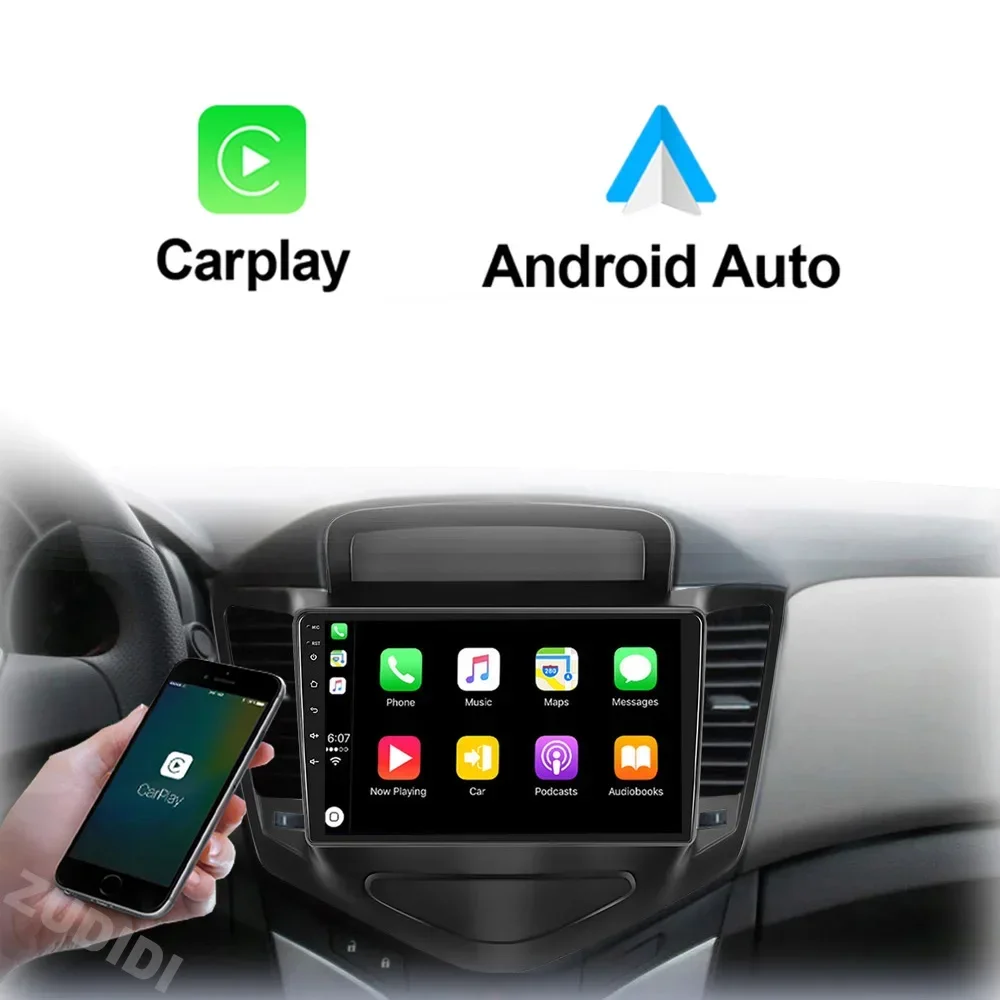 8 Core Car android 13 multimedia For Chevrolet Cruze 2008-2012 Car Radio Video Player Autoraido Carplay 4G GPS 2 din dvd