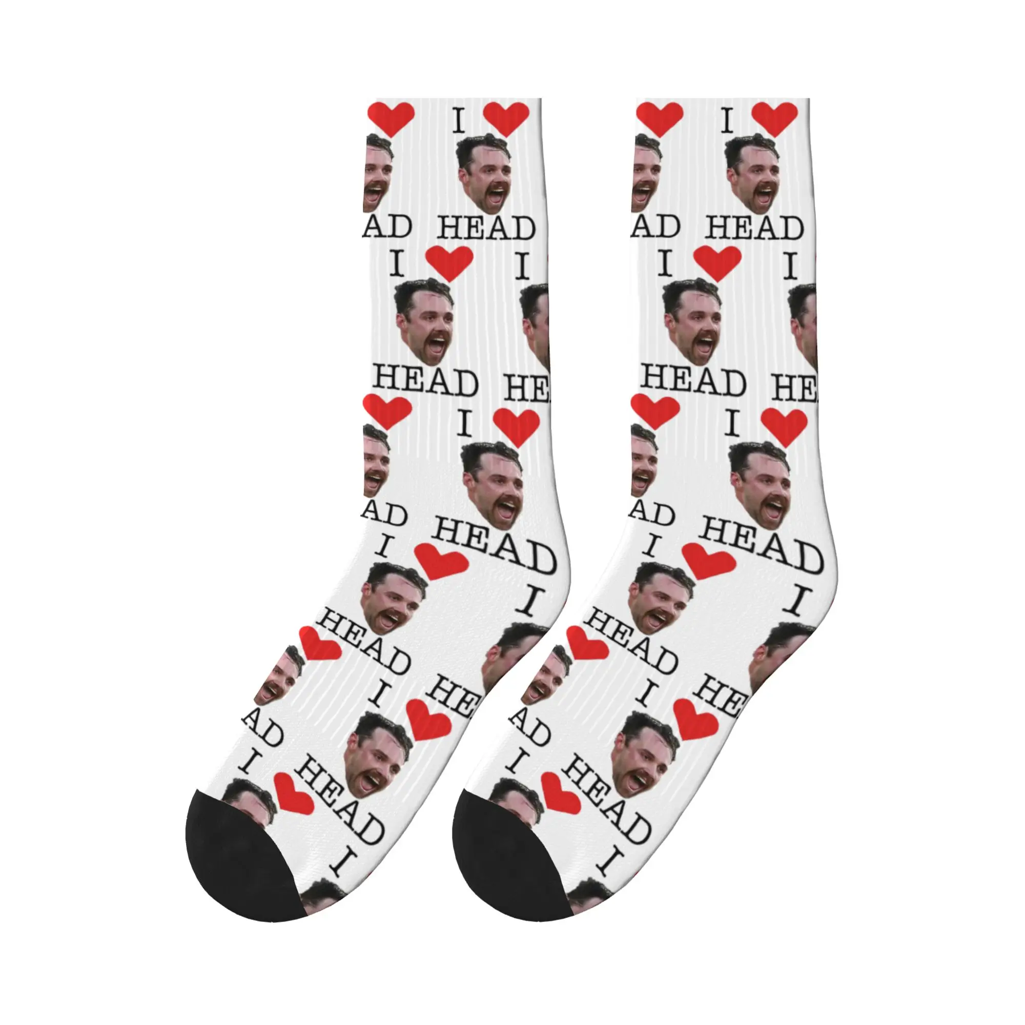 

I Love Travis Head Sports Socks Sweat Absorbing Stockings All Season Long Socks for Unisex Gifts