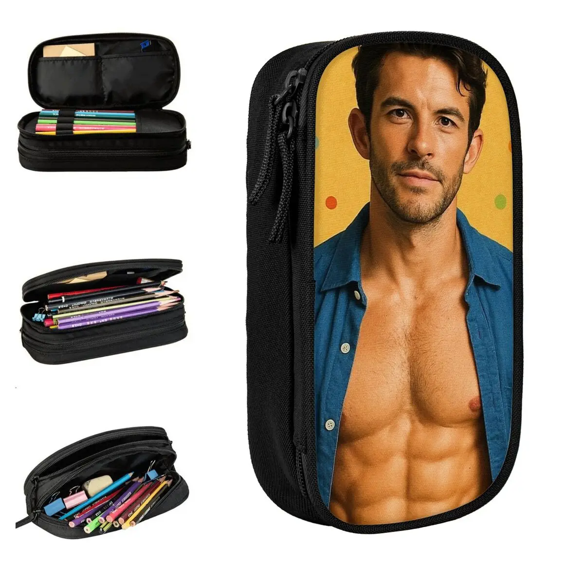 

Jonathan Bailey Pencil Cases Pen Box Bag Kids Large Storage School Supplies Gifts Pencilcases