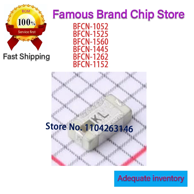 BFCN-1052+ BFCN-1152+ BFCN-1262+ BFCN-1445+ BFCN-1525+ BFCN-1560+ Band Pass Filter Original packaging 1PCS