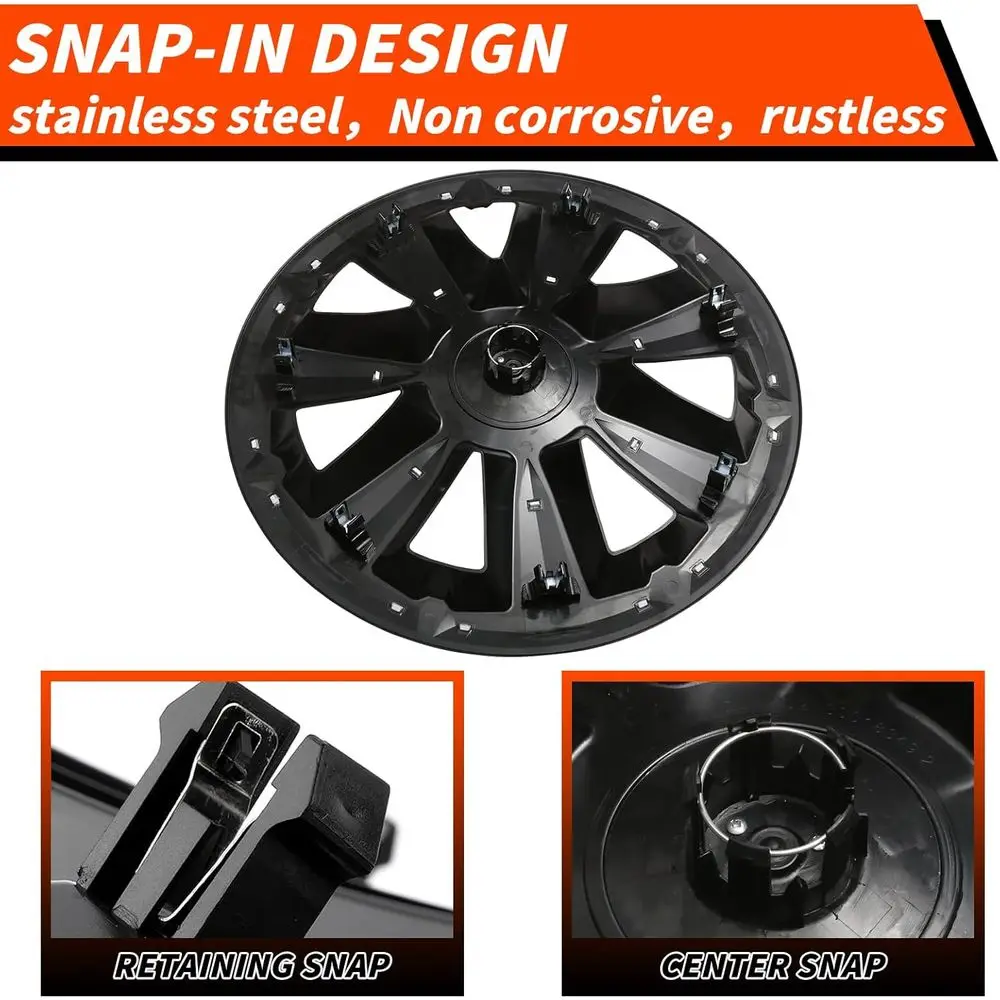 19 Inch Wheel Covers Fit for Tesla Model Y Hubcaps with Full Rim Protection, Sport ABS Wheel Covers Compatible with Tesla Model