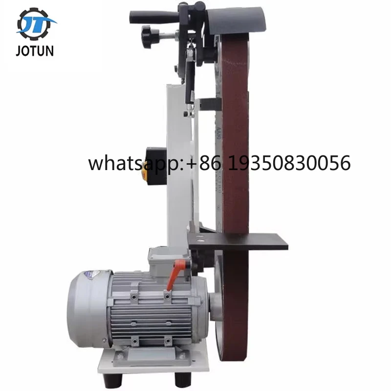

Portable Electric Belt Sander Wheel Polishing Machine for Metal Surfaces Handheld with 60#-800# Grit and Plate Sheet Application
