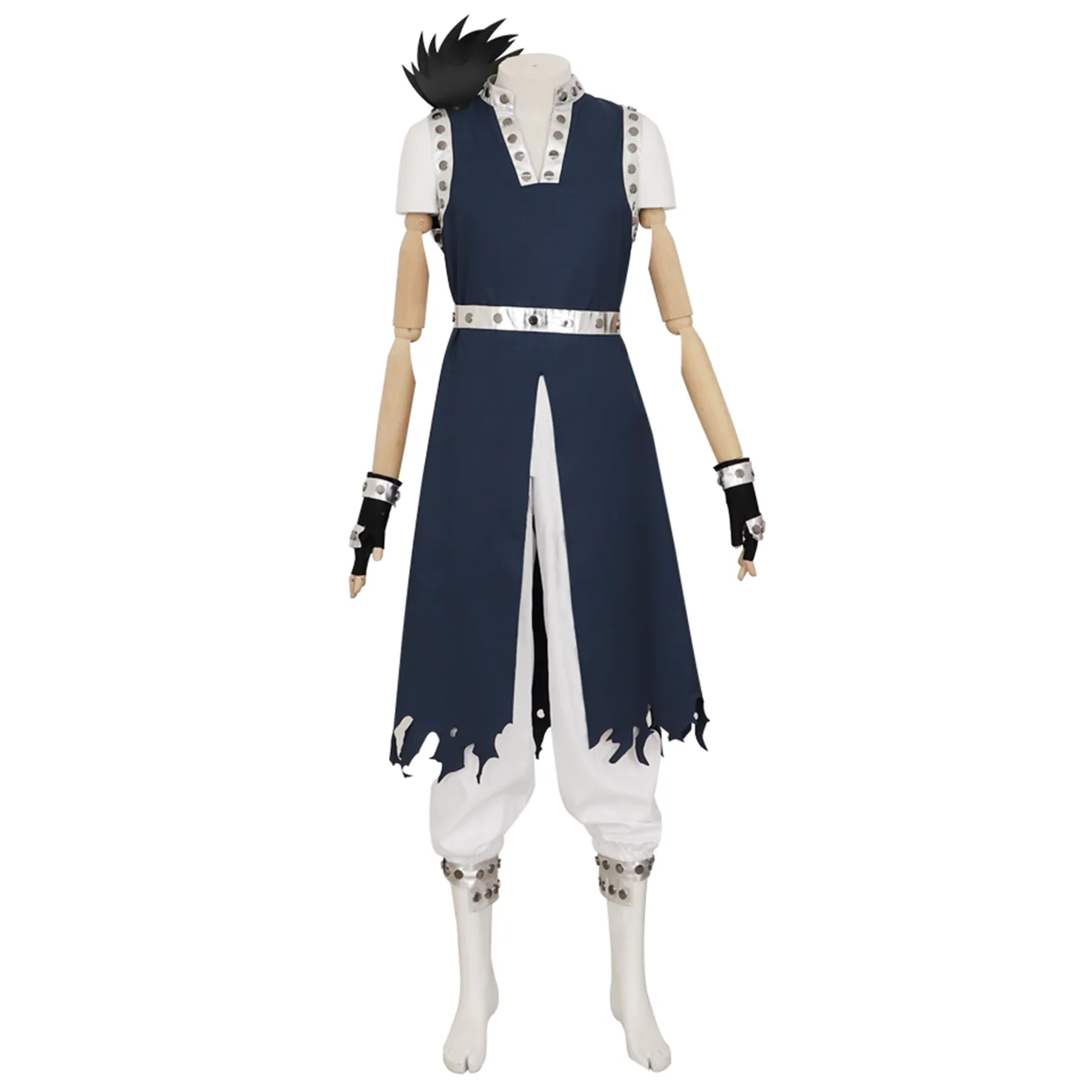

Anime Gajeel Redfox Cosplay Costume Party Uniform Full Set Male Halloween Outfits