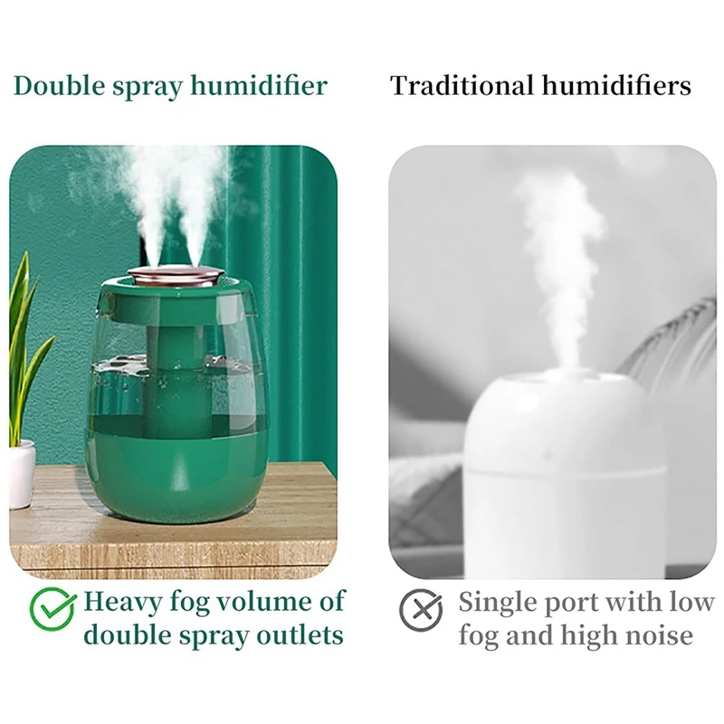 HOT! Humidifier Household Bedroom USB Plug-In Small Living Room Large Fog Office Desktop Large Capacity Humidifier