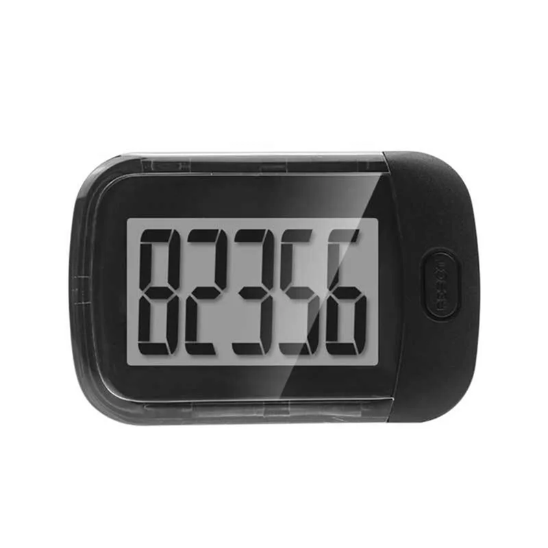 -A90P 3D Pedômetro Walking Step Counter Grande display LCD para passos e milhas ou andando com distância