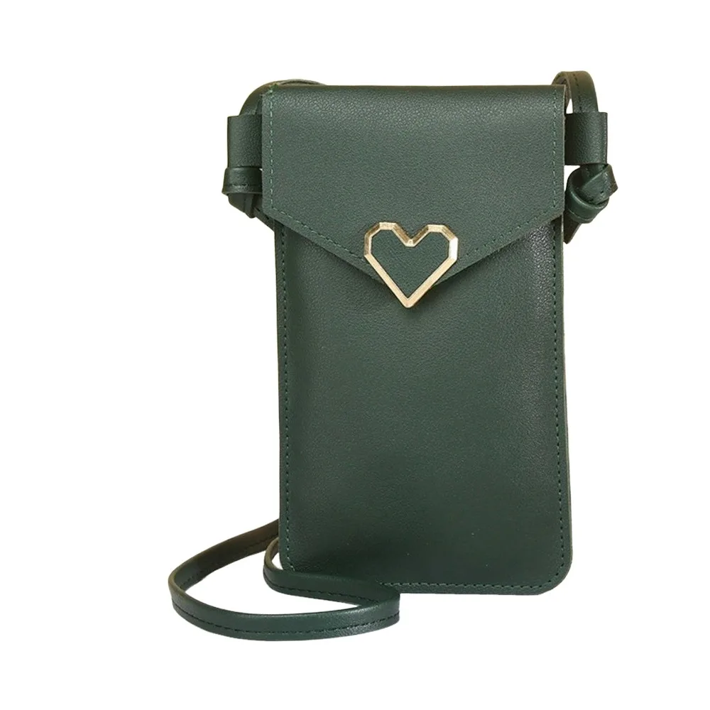 

PU Leather Touch Screen Phone Bag Wallet Multi Pocket RFID Anti Theft Purse Multifunctional Large Capacity Crossbody Bags