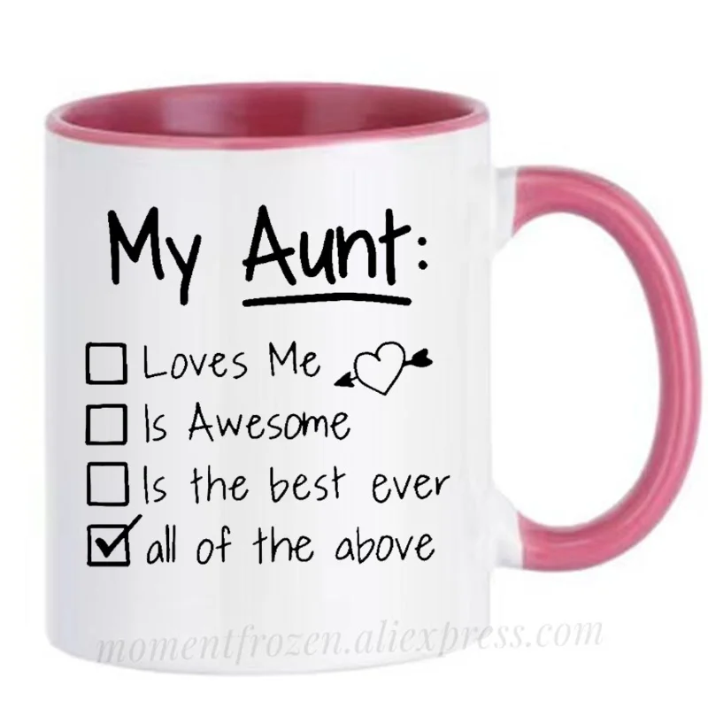 

Awesome Aunt Mugs Auntie Aunty Cups Auntie Coffee Mugen Coffeeware Home Decal Funny Gift Idea Uncle Drinkware