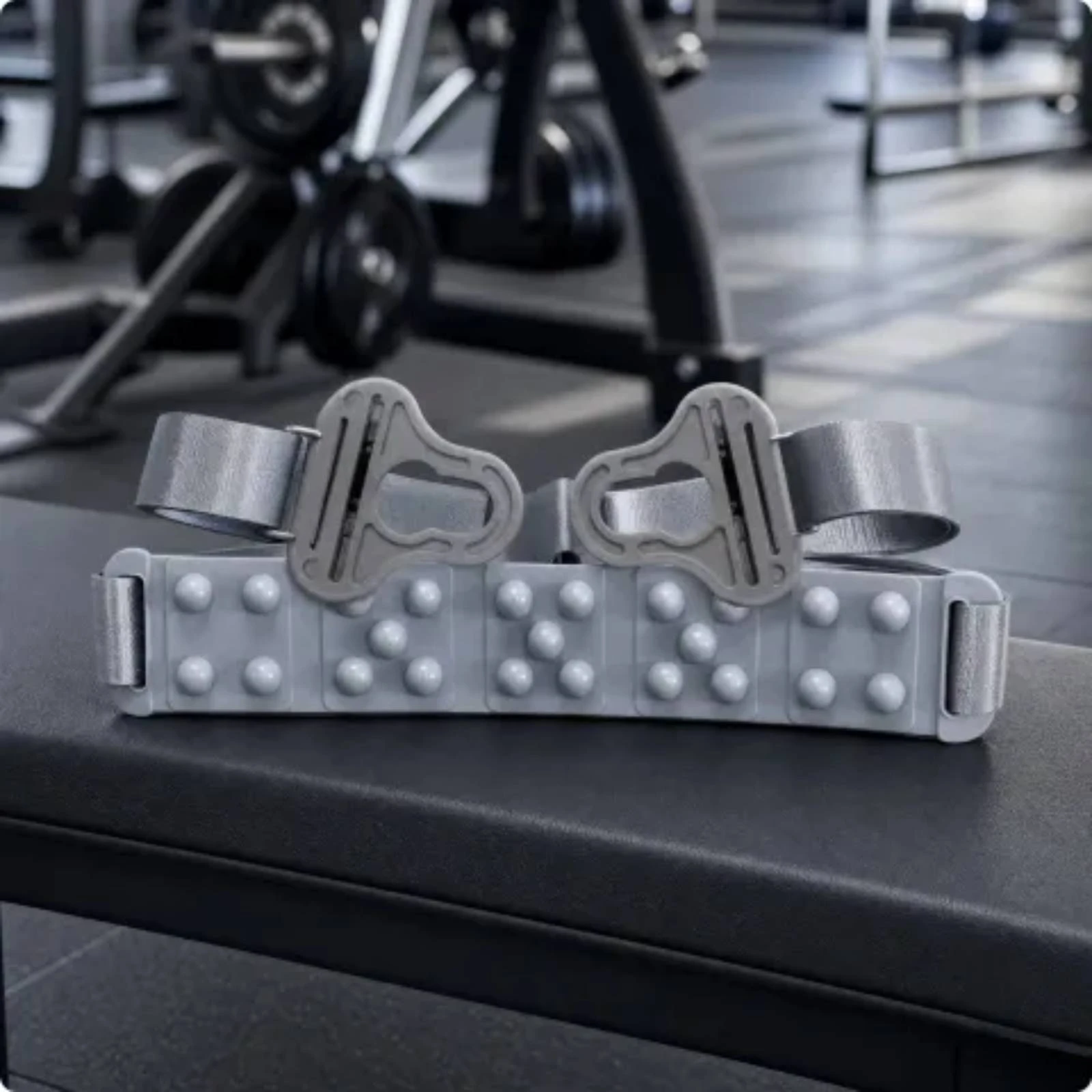 Treadmill Massage Belt Secure Fit Massage Belt with Adjustment Buckles for Vibration Exercise, Warm-up Sessions
