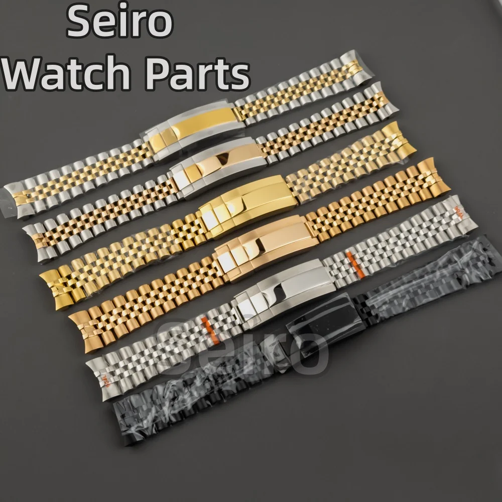 

Men Watchband for Rolex DAYTONA SUBMARINER Yacht-Master GMT Luxury Stainless Steel Strap for Jubilee Curved End Bracelet 20mm