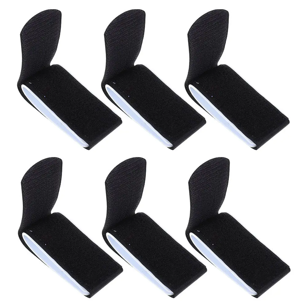 

6Pcs Skiing Board Bindings Snowboard Straps Black Strong Secure Outdoor Ski Accessories Snowboard Strap Ski Strap