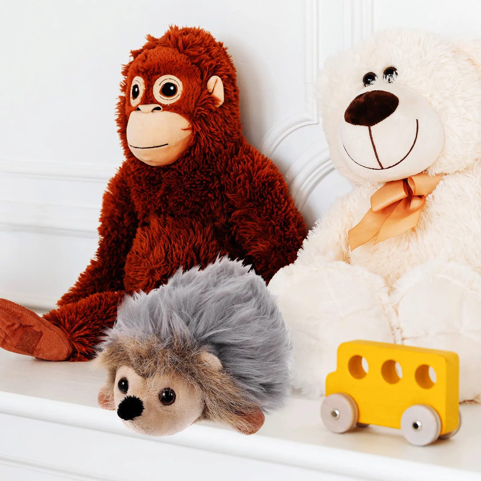 

Lovely Hedgehog Stuffed Animal Soft Comfortable Kids Bedroom Decoration Cartoon Hedgehog Stuffed Animal Ornament