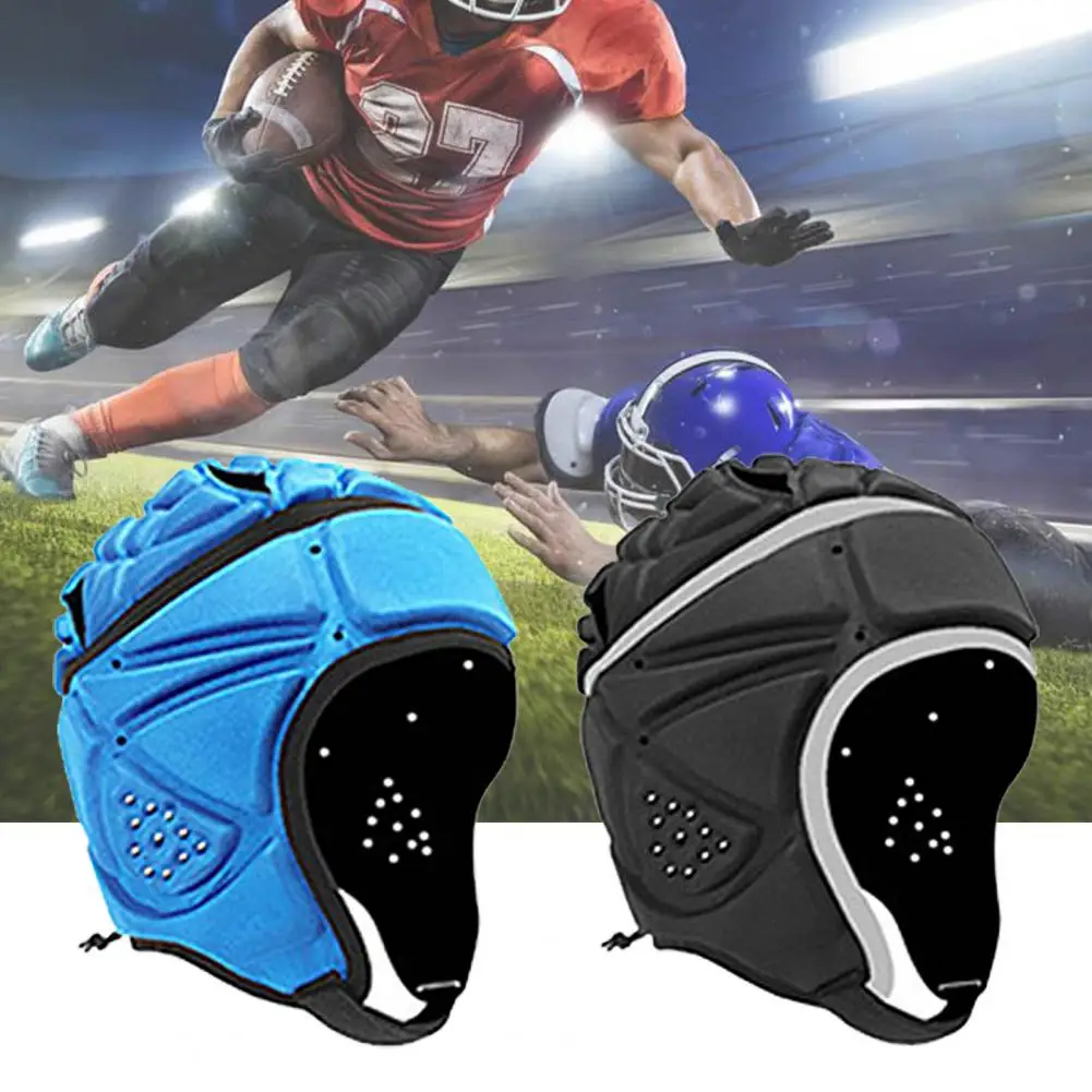 

Goalkeeper Helmet Convenient Impact Resistant Football Helmet Anti-fade Protective Helmet