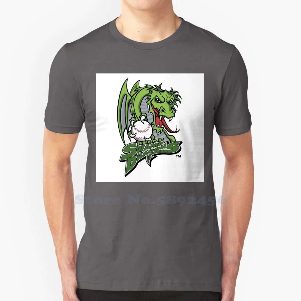 Shreveport Swamp Dragons Brand Logo High-quality T Shirts Fashion T-shirt New Graphic Tee