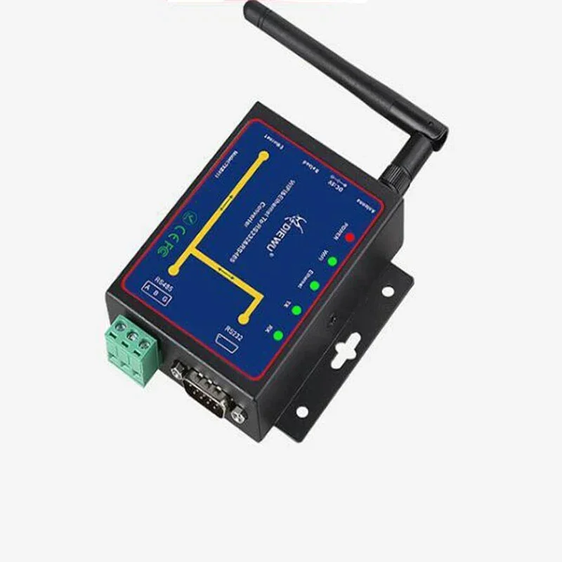 Wifi & Ethernet RJ45 To RS232 & RS485 WIFI Serial device Server converter Module support TCP/UDP/IP P2P