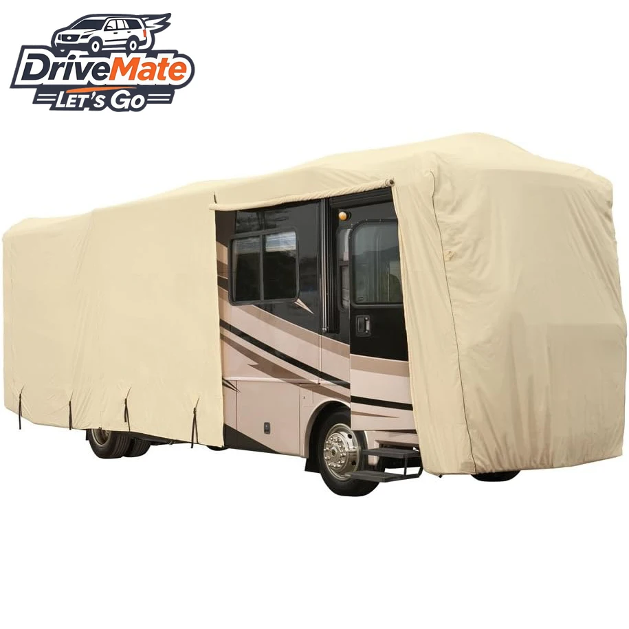 

Factory Direct Sale 600D Oxford Class a Heavy Duty Weatherproof Waterproof Motorhome Caravan Travel Camper Trailer RV Cover