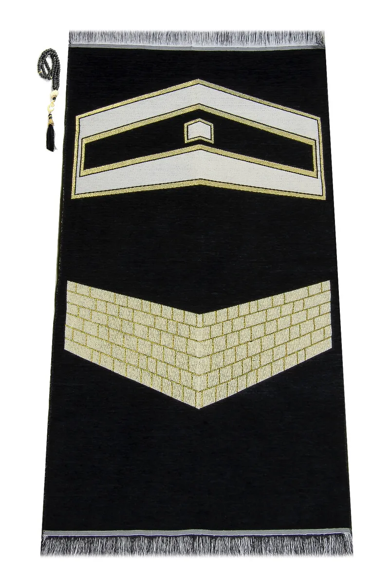 

IQRAH Kaaba Design Cotton Chenil Seccade