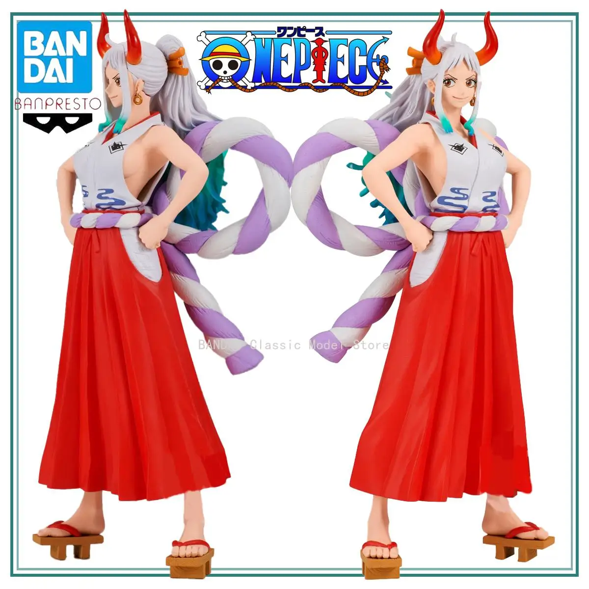 Sonderangebot Echtes Original Bandai Banpresto One Piece King of Artist Yamato Modell Geburtstagsgeschenk Nagelneu und ungeöffnet