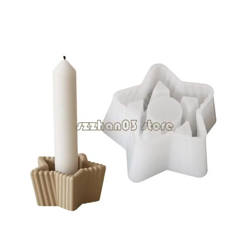 

367C Handy Silicone Striped Holder Molds For Artistic Home Decoration Projects