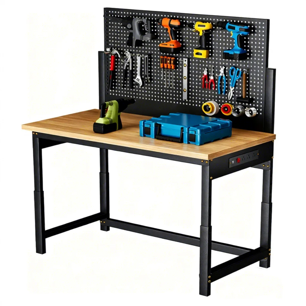 

Multi-Function Cold Rolled Steel Plate Garage Workbench OEM/ODM/OBM Customizable 300kg Load Capacity Modern Design Woodworking