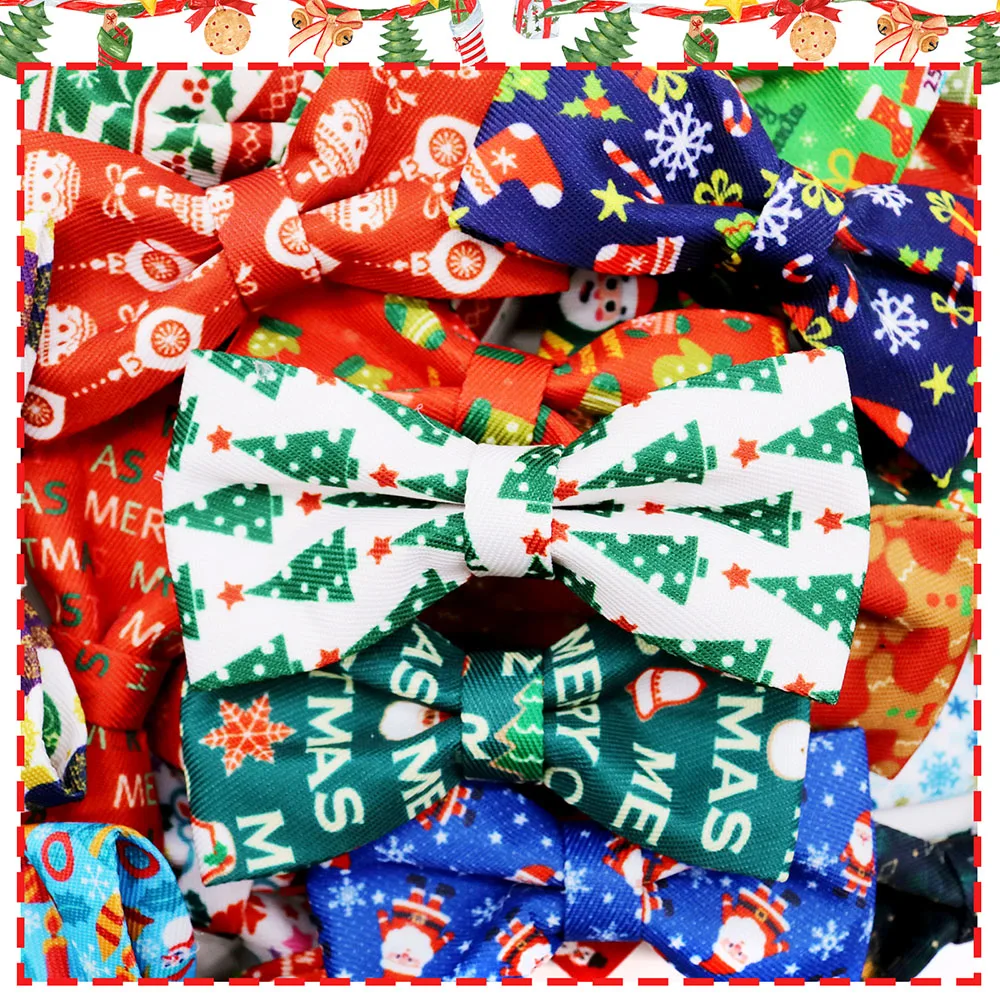 10/30/50PCS Zdejmowane obroże dla psów z gumkami Pet Dog Bowties Akcesoria do pielęgnacji psów Hurtownia artykułów dla zwierząt domowych