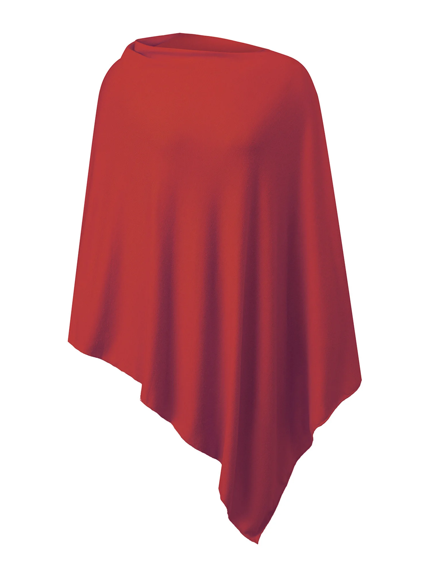 

Women s Triangle Pullover Poncho Sweater Cowl Neck Solid Color Asymmetrical Knit Tops Shawl Wraps